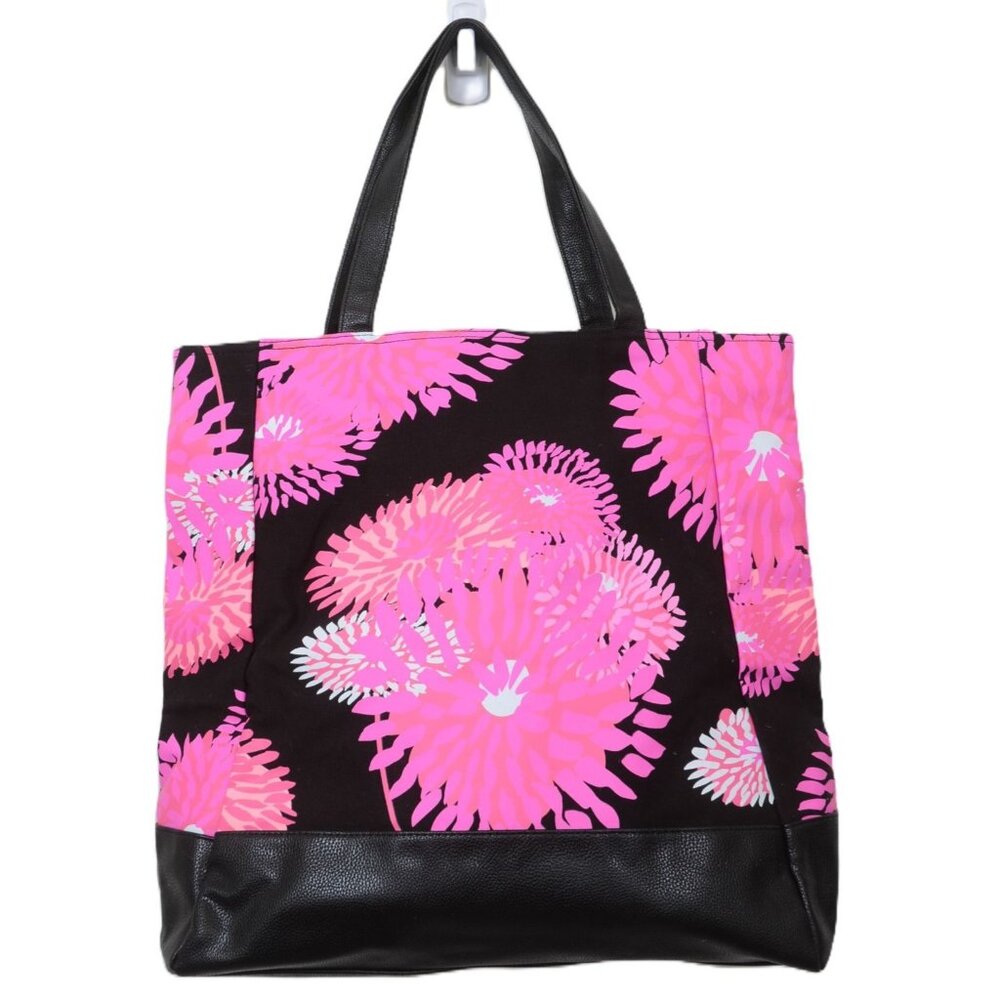 AVON Breast Cancer Pink Hope Oversized Floral Tote Travel Shopper Carry-on Vacay